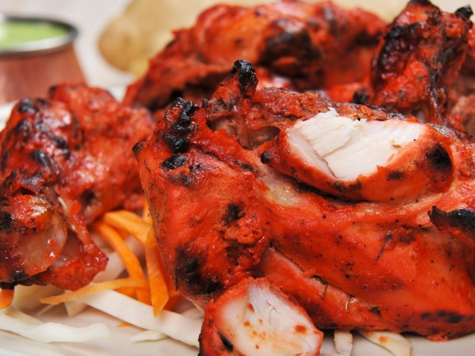 Order Tandoori Chicken - Full food online from Shikara Restaurant store, Downers Grove on bringmethat.com