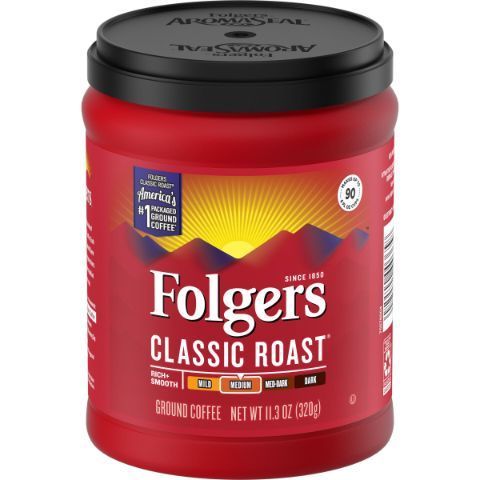 Order Folgers Classic Roast Coffee 11.3oz food online from 7-Eleven store, Stockton on bringmethat.com