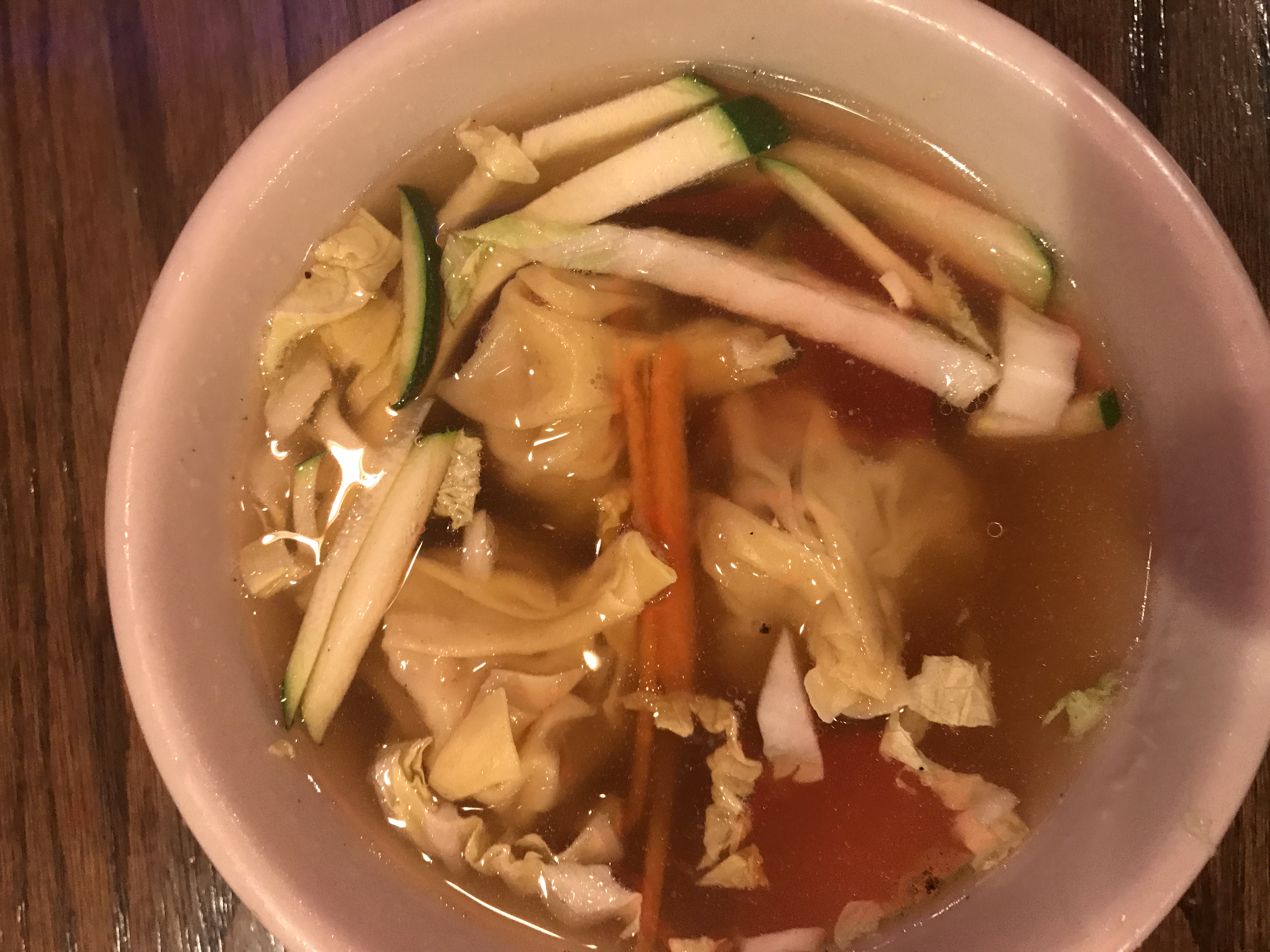 Order Japanese Wonton Soup food online from Megu Sushi Japanese Cuisine store, Cherry Hill on bringmethat.com