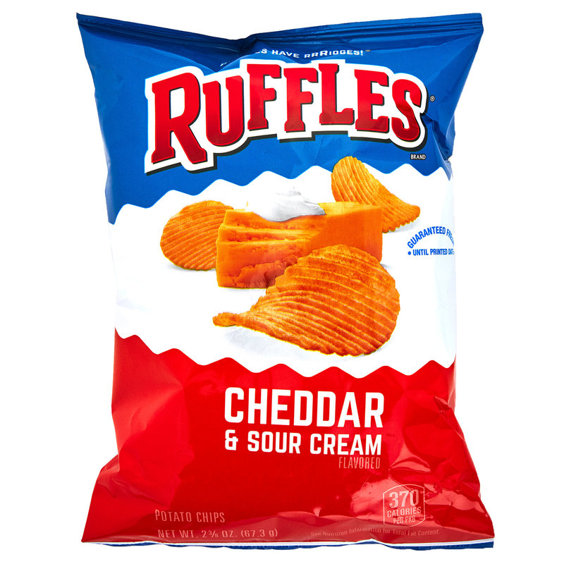 Order Ruffles Cheddar & Sour Cream (2.75 oz) food online from Checkout Food Stores #69 store, Spring on bringmethat.com