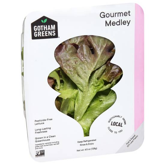 Order Gotham Greens · Gourment Letture Medley (4.5 oz) food online from Jewel-Osco store, Libertyville on bringmethat.com