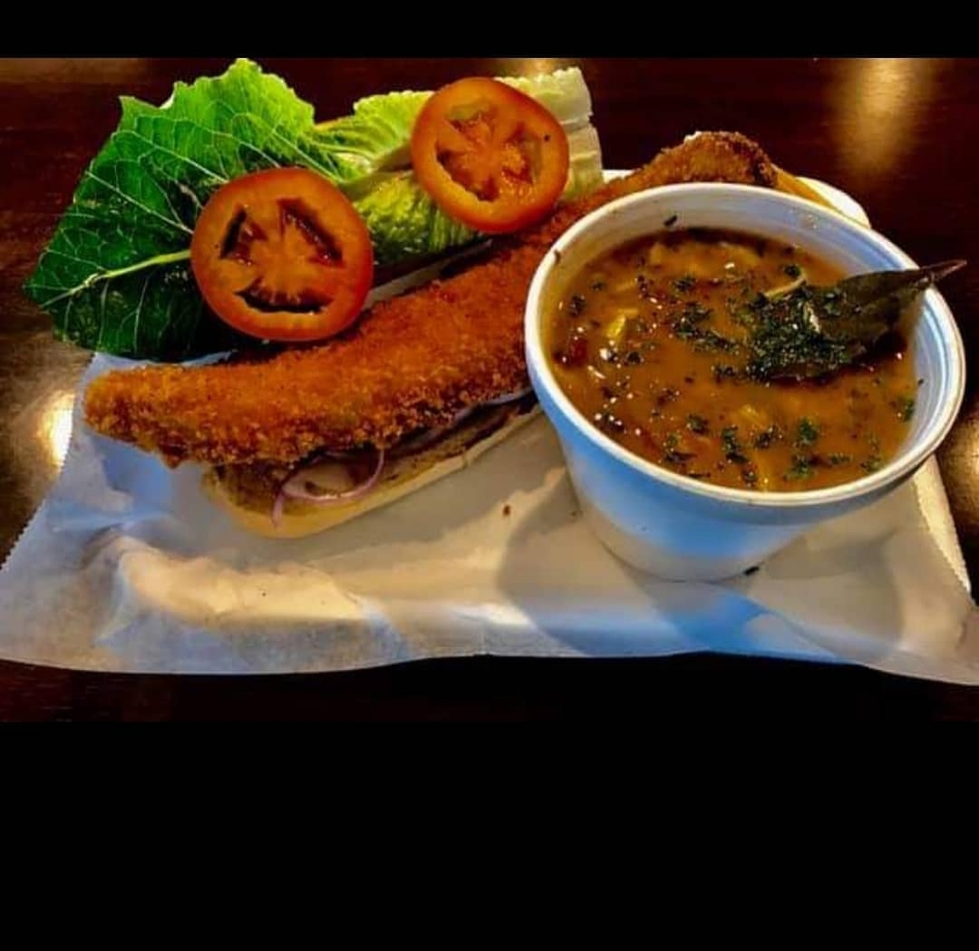 Order Soup and Sandwich Combo food online from Frank Fish And Seafood Carryout store, Columbus on bringmethat.com