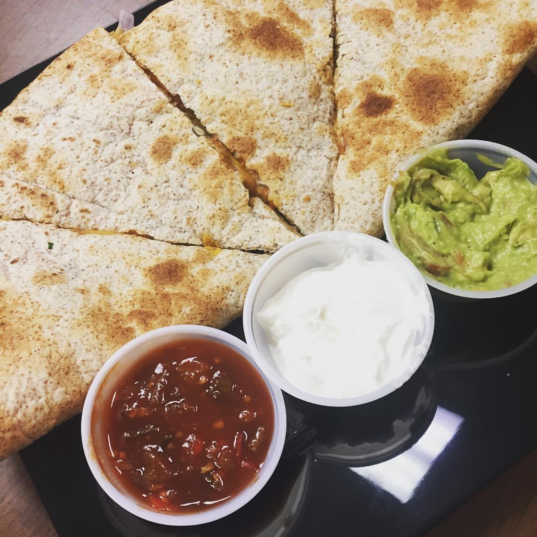 Order Whole Wheat Avocado Quesadilla food online from Kava Coffee House store, Howell Township on bringmethat.com