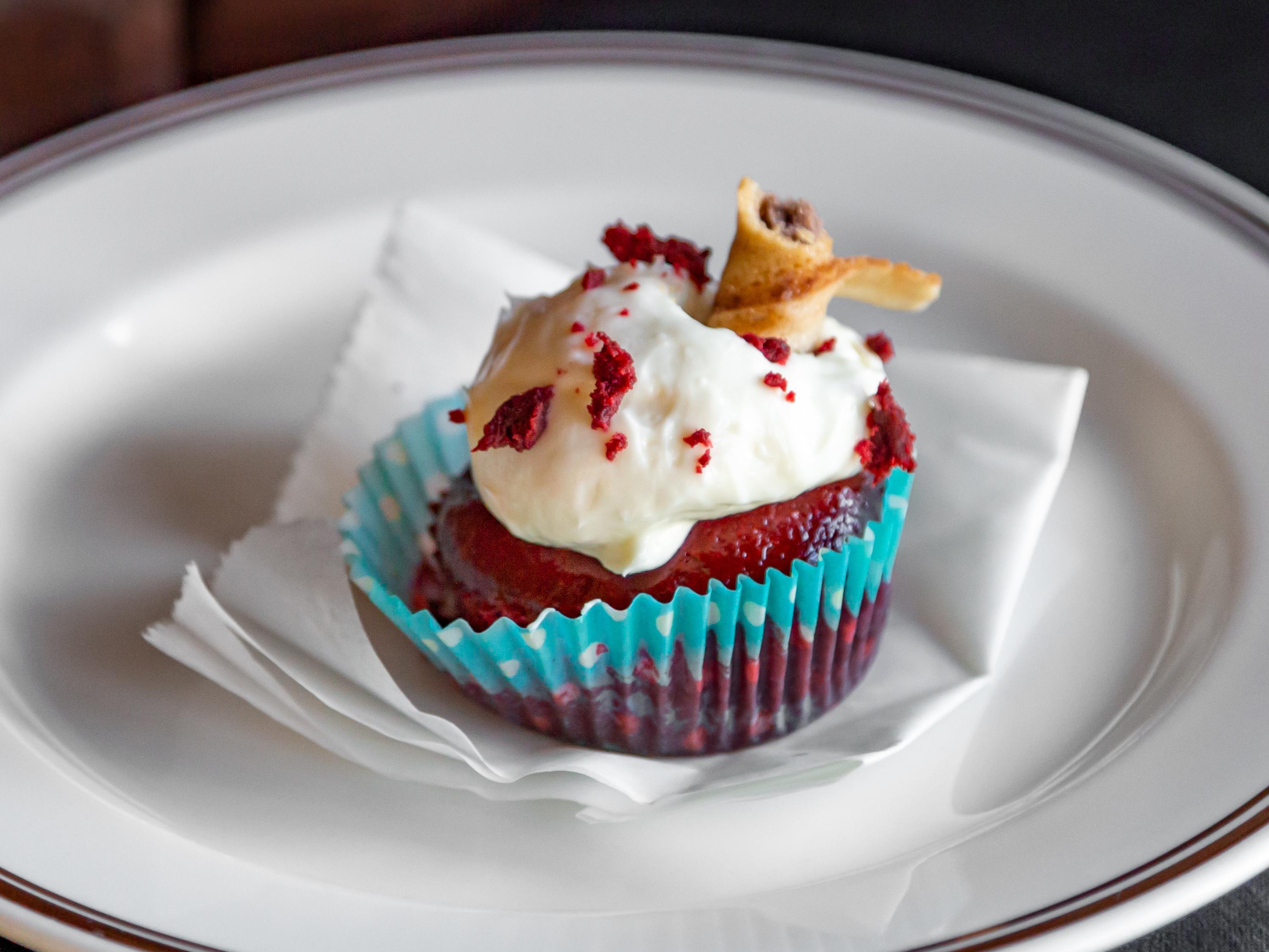 Order Red Velvet Cupcake food online from Sweet Potatoes store, New Rochelle on bringmethat.com