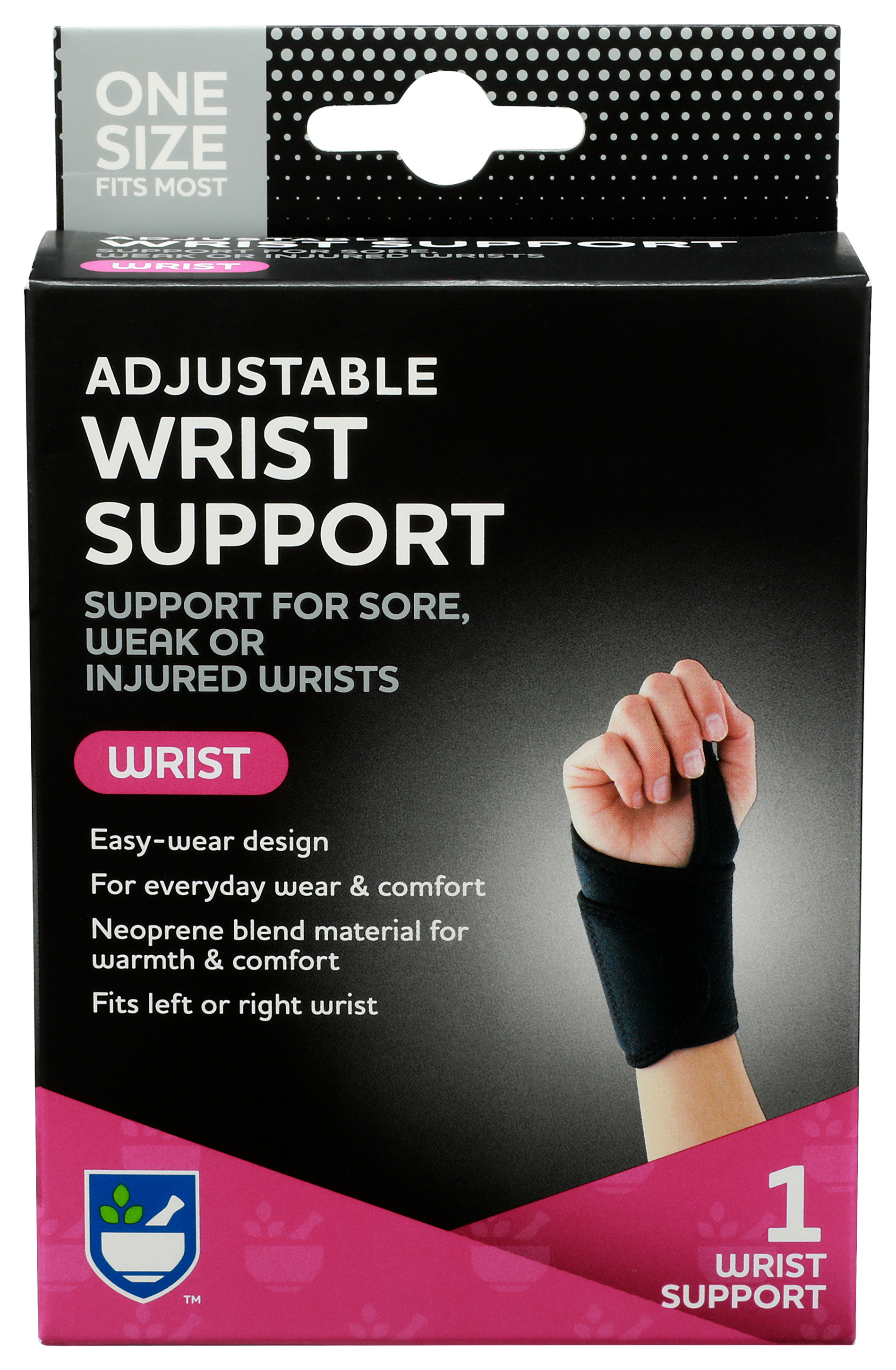Order Rite Aid Adjustable Wrist Support - One Size food online from Rite Aid store, Chino Hills on bringmethat.com