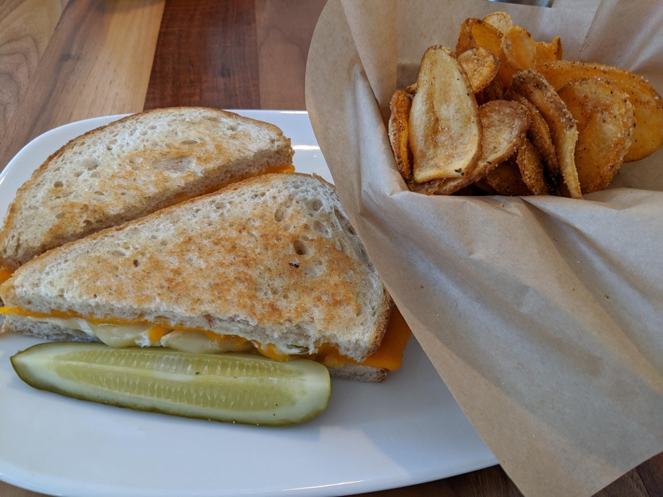 Order Three Cheese Grilled Cheese food online from Hearth And Harrow store, Manheim on bringmethat.com
