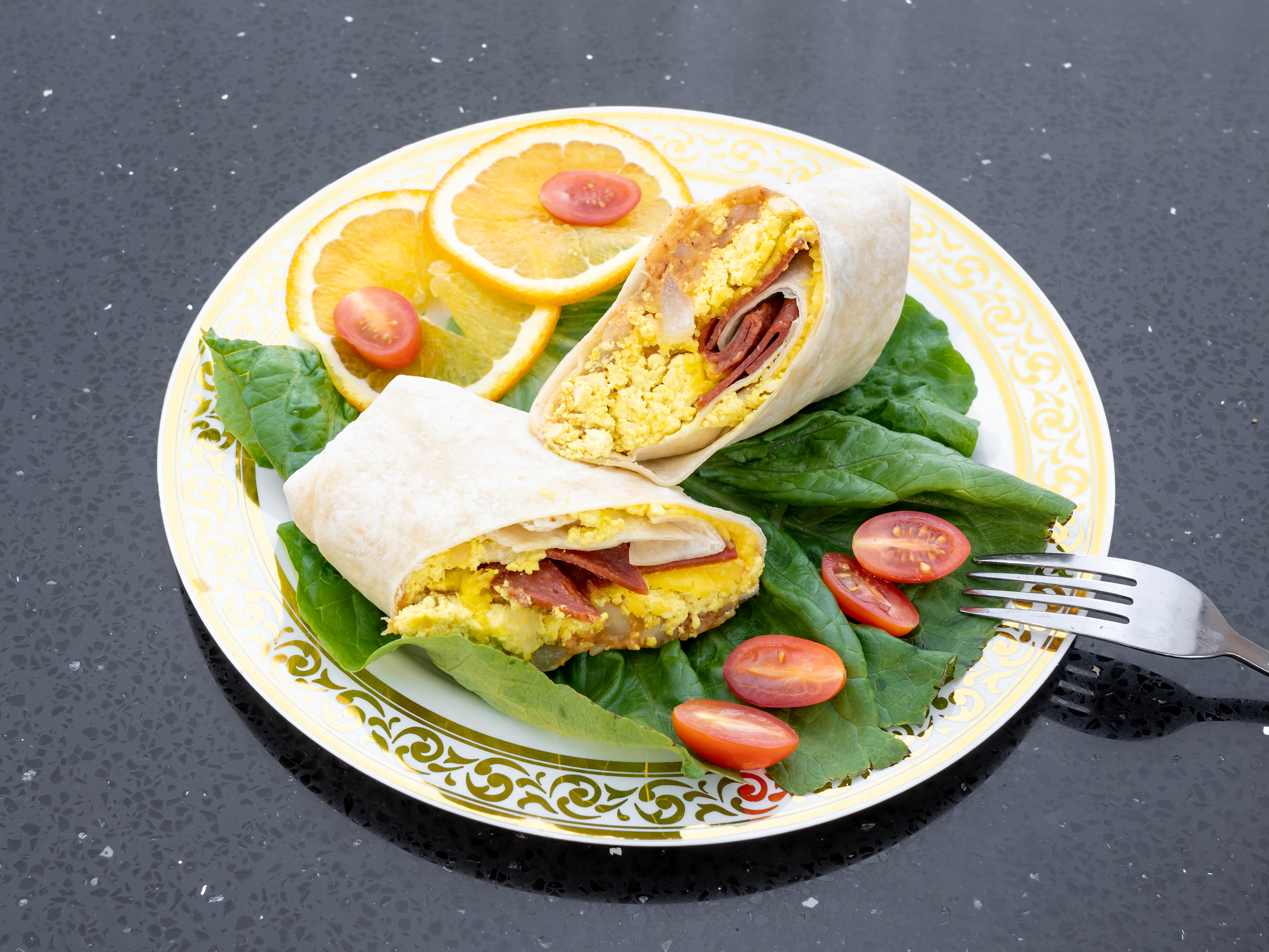 Order Smart-life Bacon Burrito food online from Vegan Grill store, New York on bringmethat.com