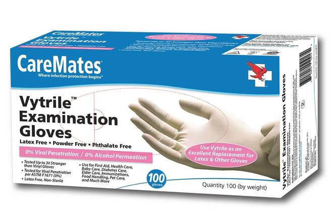 Order Vytrile Examination Gloves - 100 Gloves - S food online from East Cooper Family Pharmacy store, Mt Pleasant on bringmethat.com