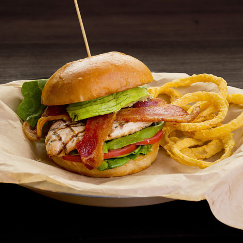 Order Chicken Club Sandwich food online from Stackhouse store, Dallas on bringmethat.com