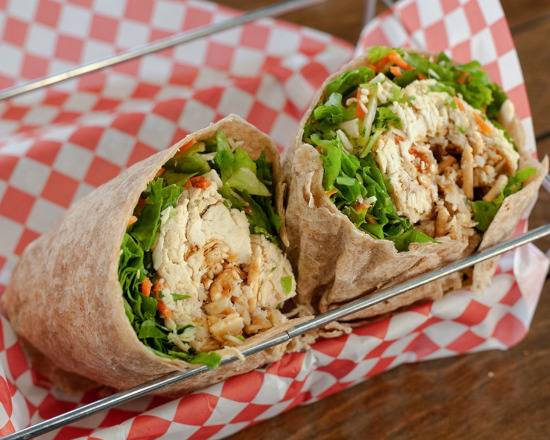 Order Asian Chicken Wrap food online from The Deli Box store, El Monte on bringmethat.com