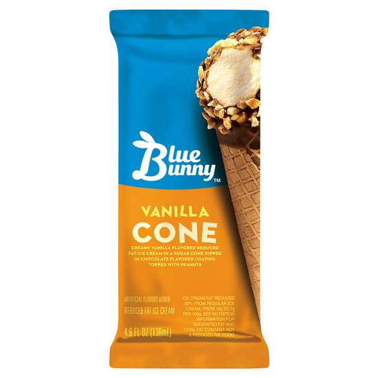 Order Blue Bunny Vanilla Cone food online from Exxon Food Mart store, Port Huron on bringmethat.com