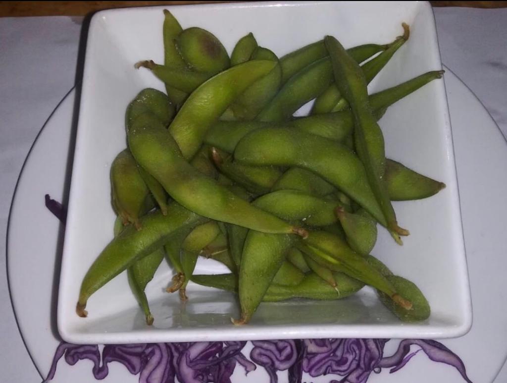 Order 19. Edamame food online from Thai V Express store, New York on bringmethat.com