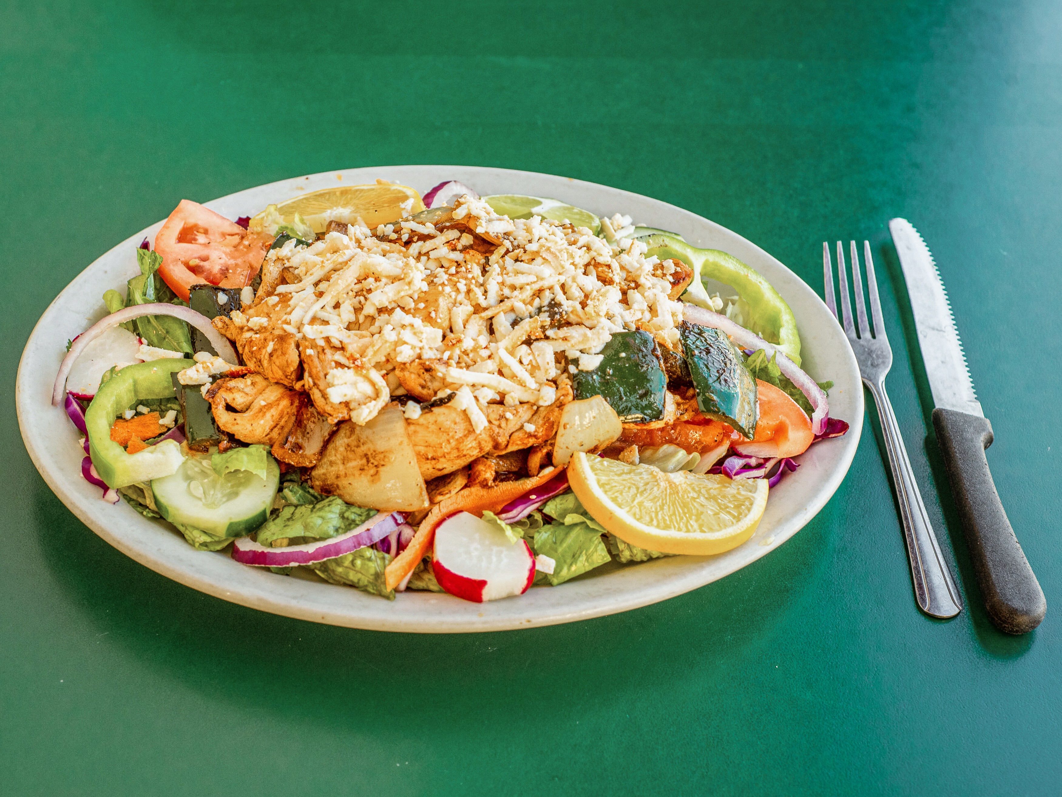 Order Grilled Chicken Salad food online from El Cortez Restaurant store, Country Club Hills on bringmethat.com