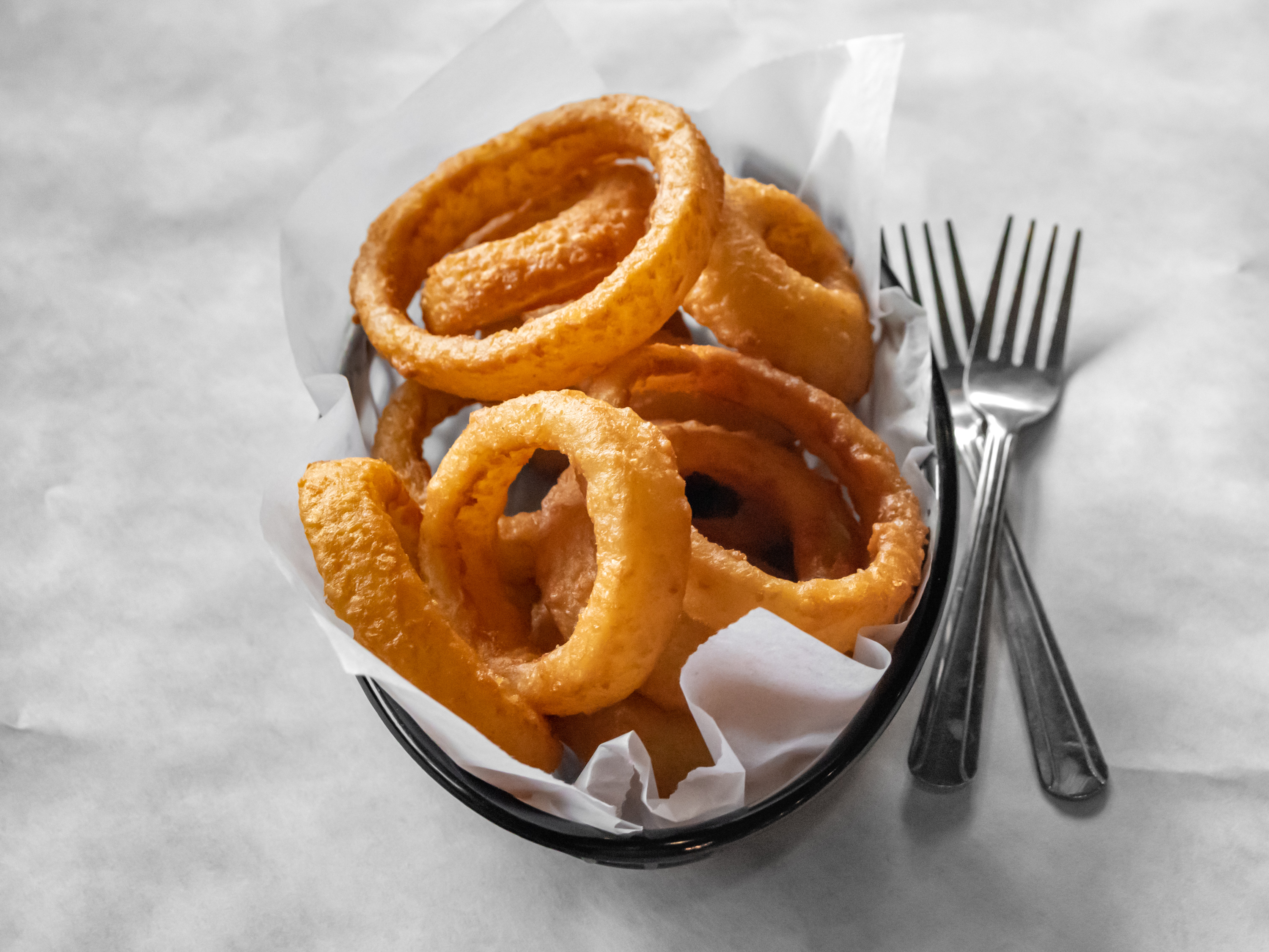 Order A3. Onion Rings  food online from Rocking Crab Cajun Seafood & Bar store, Stroudsburg on bringmethat.com