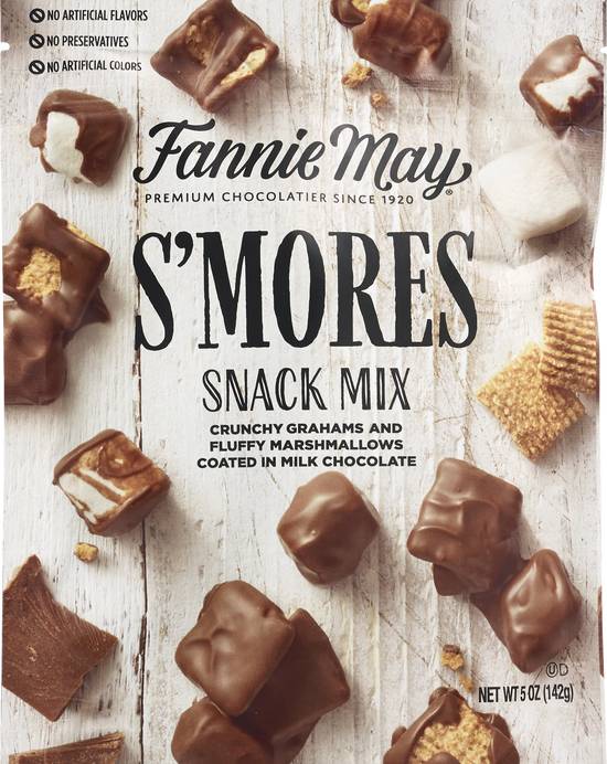 Order Fannie May S'mores Snack Mix Premium Bag, 5 OZ food online from CVS store, CARMICHAEL on bringmethat.com