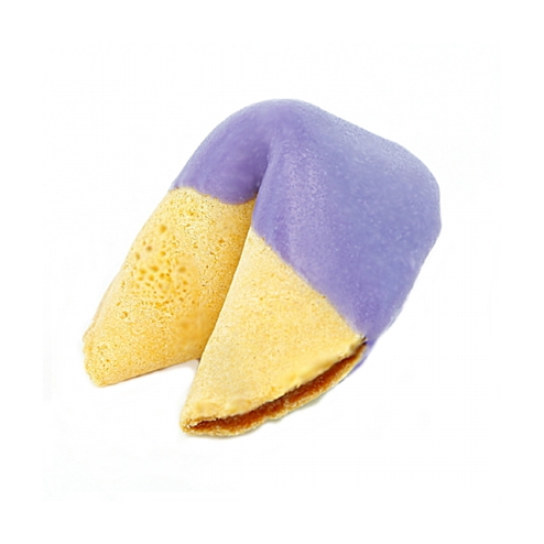Order Medium Purple Chocolate Covered Fortune Cookies food online from Fancy Fortune Cookies store, Indianapolis on bringmethat.com