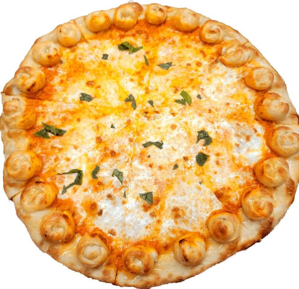 Order Garlic Knot Pizza - Medium  16" food online from La Rocca Pizza Pasta store, Scranton on bringmethat.com
