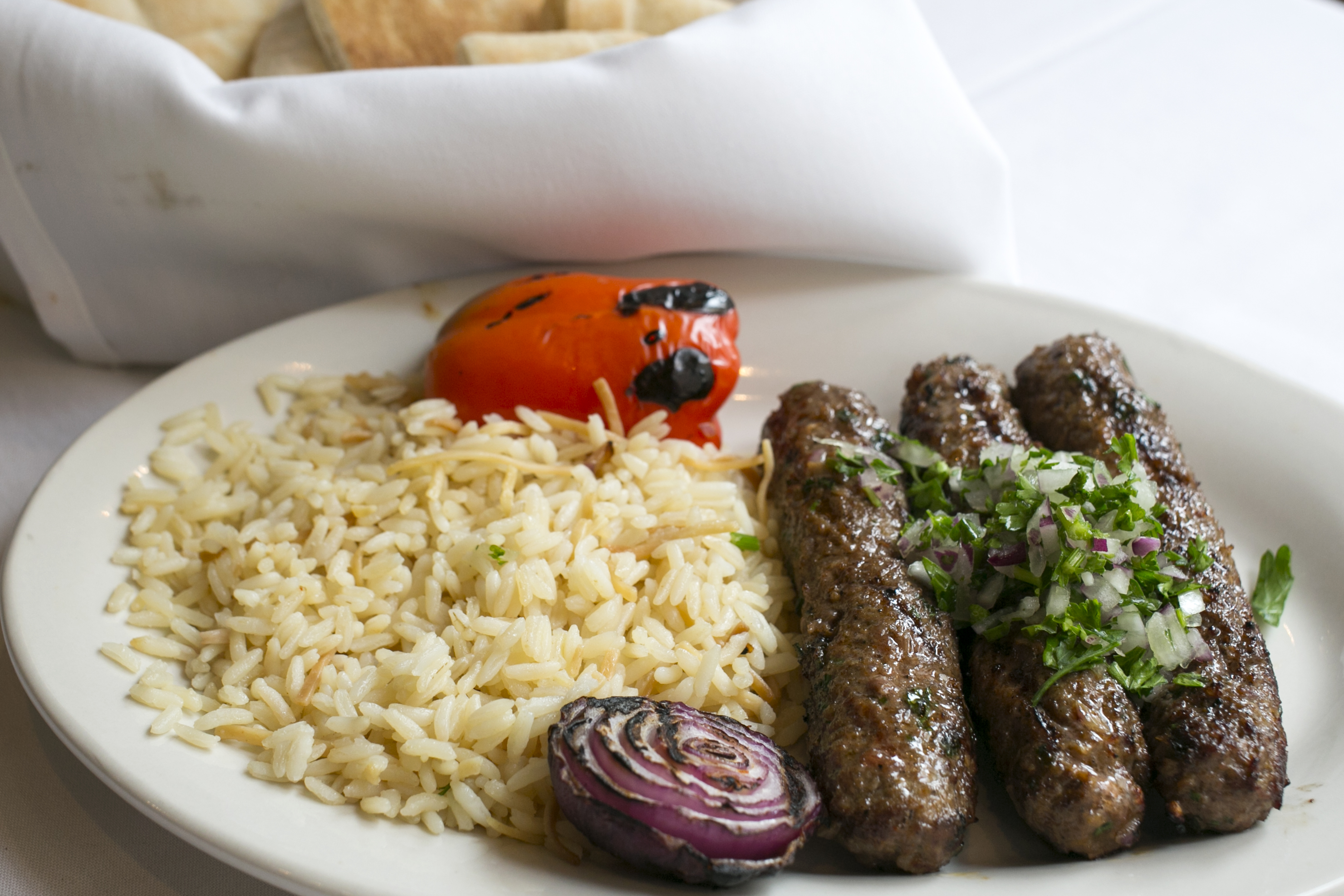 Order Lulla Kebab food online from Sayat Nova Armenian Restaurant store, Chicago on bringmethat.com