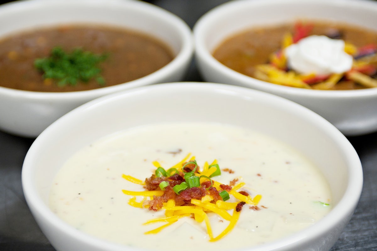 Order BOWL OF SOUP food online from 54th Street Grill and Bar store, Wentzville on bringmethat.com