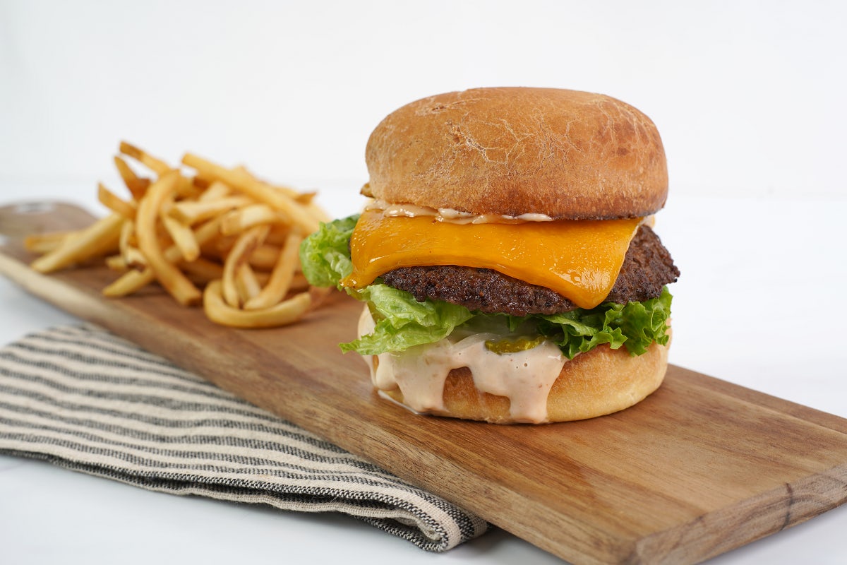 Order Polly Cheeseburger food online from Polly's Pies Restaurant & Bakery store, Norco on bringmethat.com