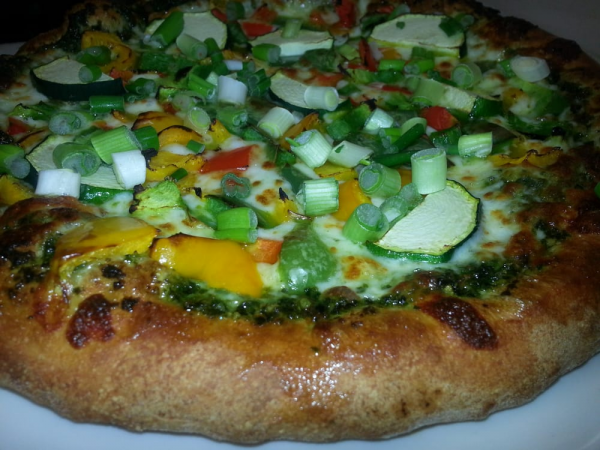 Order Pesto Chicken Pizza food online from Citrus store, West Hollywood on bringmethat.com