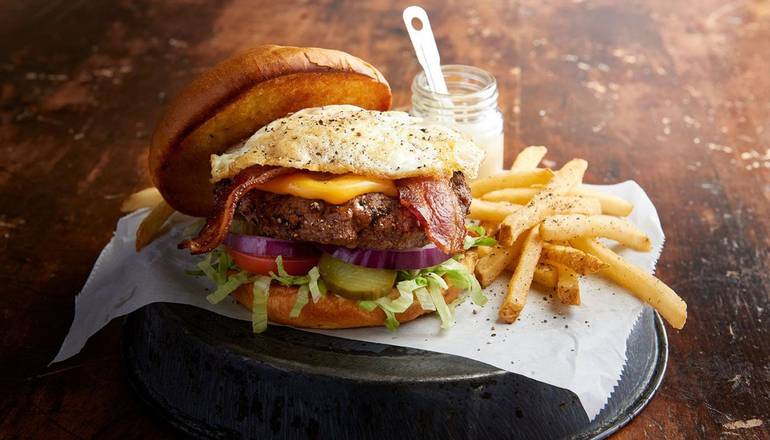 Order Farmhouse Burger food online from American Grilled Cheese Company store, Northridge on bringmethat.com
