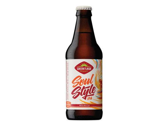 Order Green Flash Soul Style IPA - 6x 12oz Bottles food online from Wine Expo store, Santa Monica on bringmethat.com