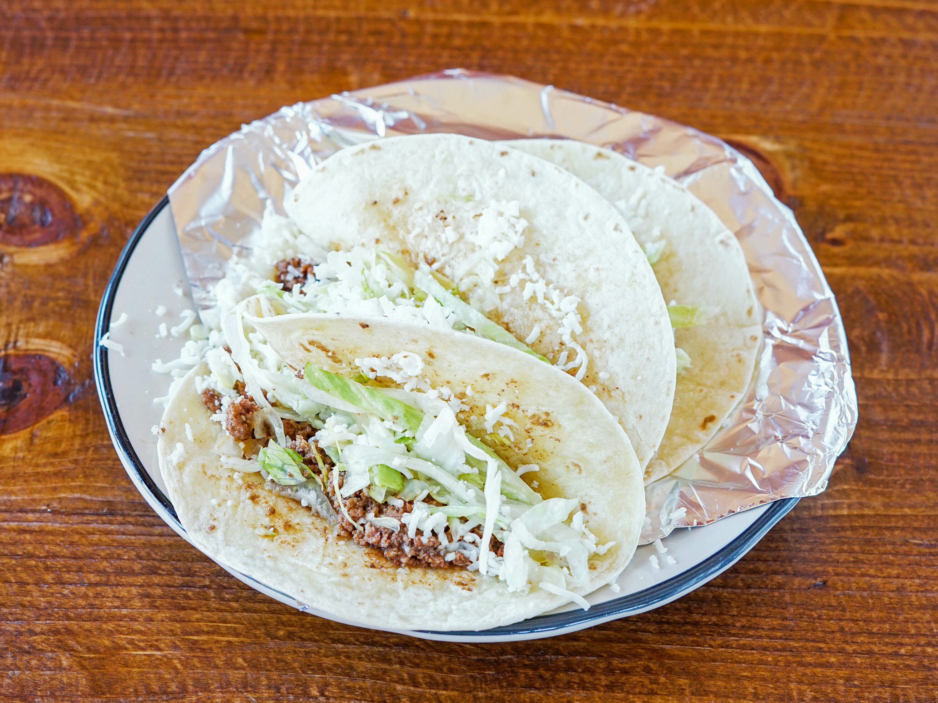 Order Order of Soft Tacos food online from Rey Azteca store, State College on bringmethat.com