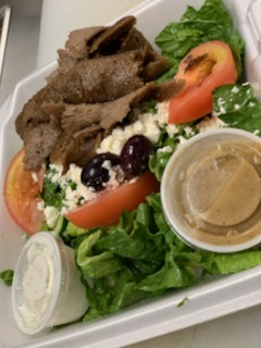 Order Gyro Salad food online from Athena Greek Cafe & Bakery store, Bakersfield on bringmethat.com