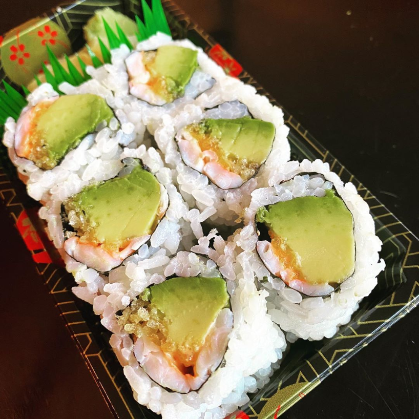 Order Spicy Shrimp Avocado Roll food online from Sushi sushi store, New York on bringmethat.com