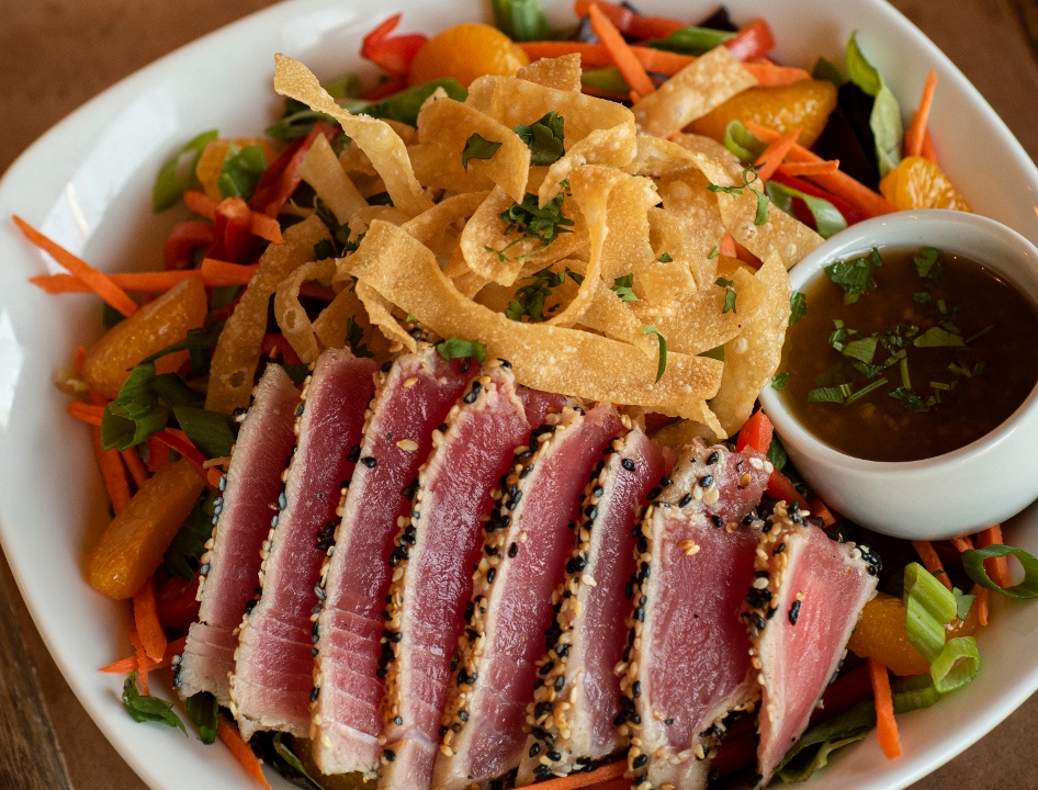 Order Sesame Ahi Tuna Salad food online from Louise's Trattoria store, Los Angeles on bringmethat.com