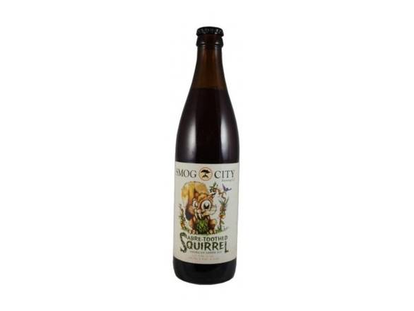Order Smog City Sabre Toothed Squirrel Amber Ale - 6x 12oz Bottles food online from Booze & Brews Liquor store, Burbank on bringmethat.com