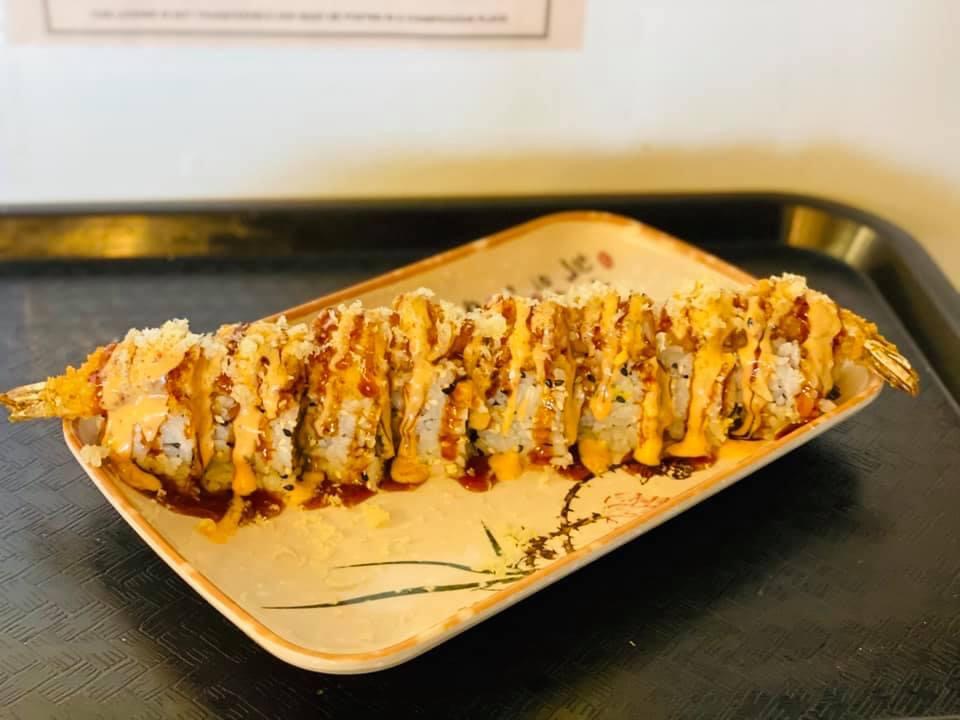 Order 87. Dragon Roll 龙卷 food online from Tengu Sushi store, Newport on bringmethat.com