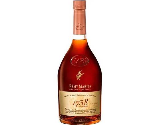 Order Remy Martin 1738, 750mL cognac (40.0% ABV) food online from VALU DISCOUNT LIQUOR #1 store, Houston on bringmethat.com