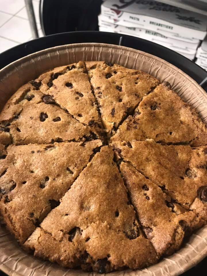 Order Large 12"  Cheese Stix and 8" Double Chocolate Chip Brownie food online from Giovanni's Pizza Place store, Charleston on bringmethat.com