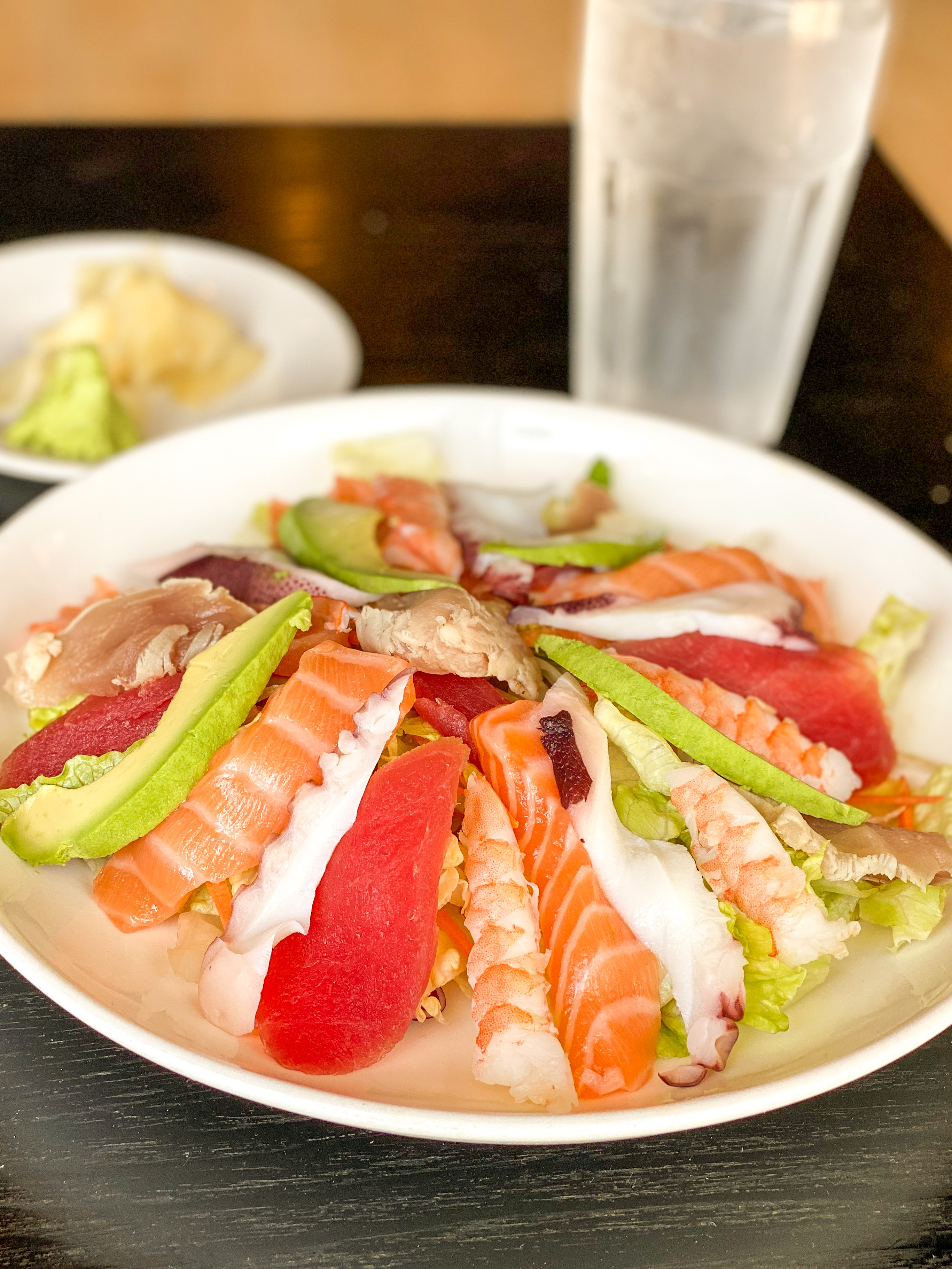 Order Spicy Seafood Salad food online from Super Sushi store, Carlsbad on bringmethat.com