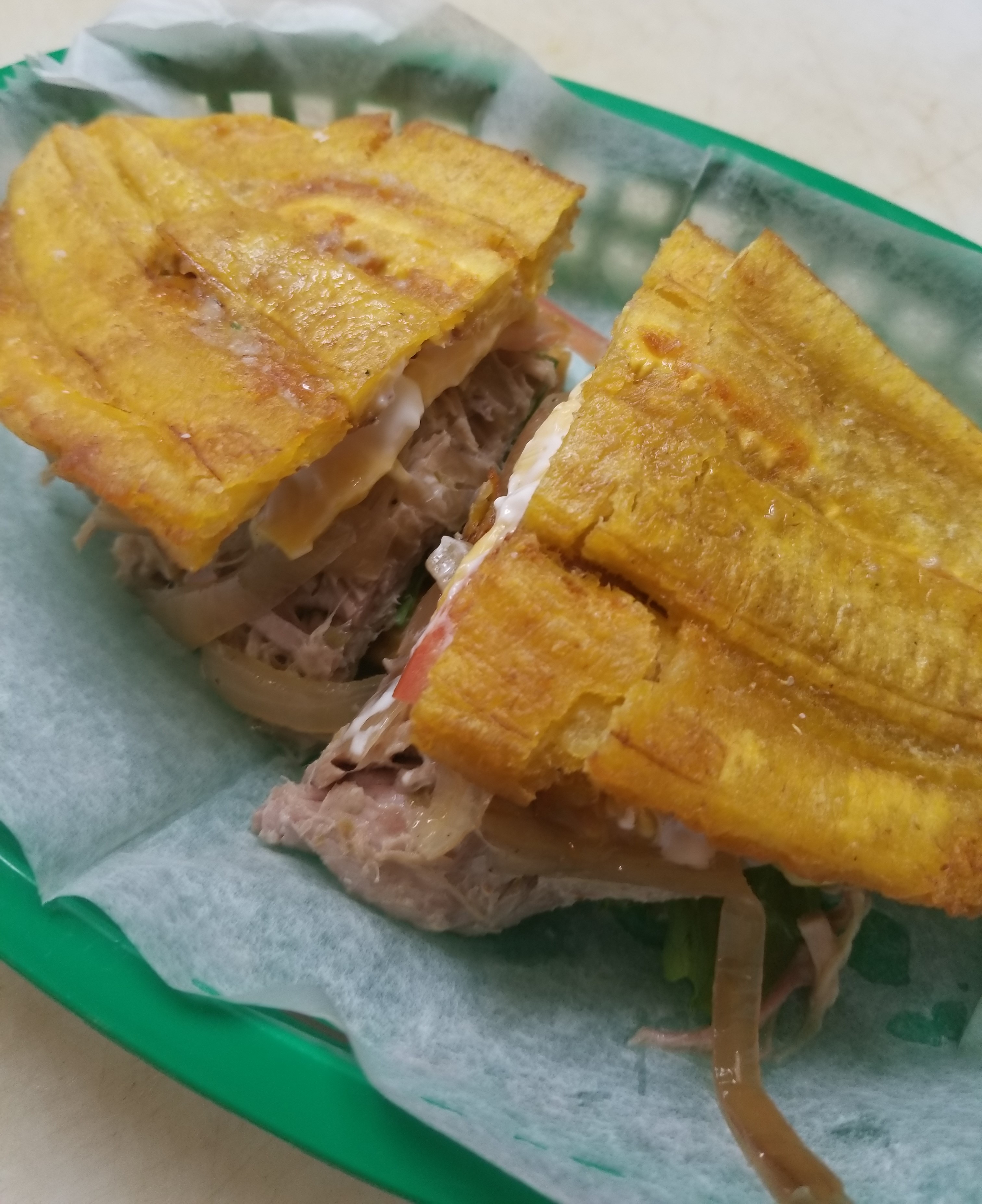 Order Lechon (Roasted Pork) Jibarito food online from Jibarito Time store, Des Plaines on bringmethat.com