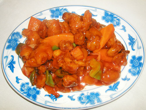 Order Sweet and Sour Chicken food online from Rice Bowl store, Chico on bringmethat.com