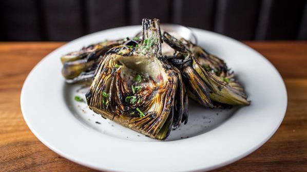 Order Grilled California Artichokes food online from ***doc b's river north $3.99 delivery special*** store, Chicago on bringmethat.com