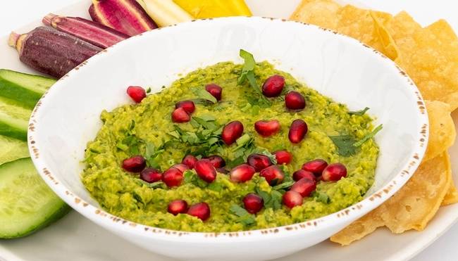 Order Healthy Hummus Shareable food online from Greenleaf Kitchen And Cocktails store, Costa Mesa on bringmethat.com