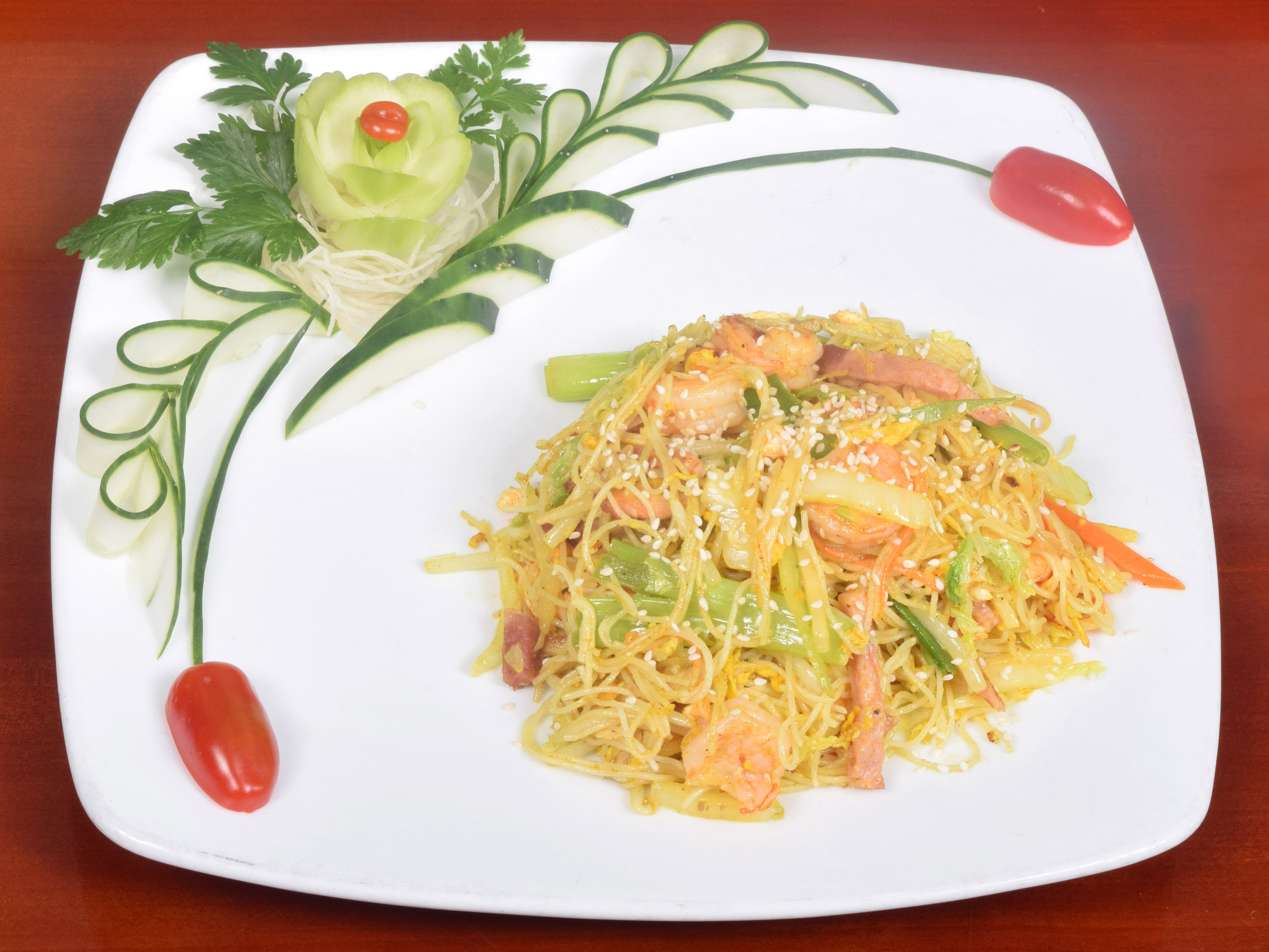 Order 56. Singapore Rice Noodles food online from 3014 China Palace store, Bronx on bringmethat.com