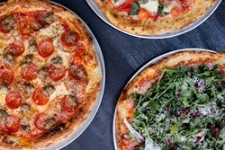 Order 10" BYO THIN food online from Bitcoin Pizza store, Santa Barbara on bringmethat.com