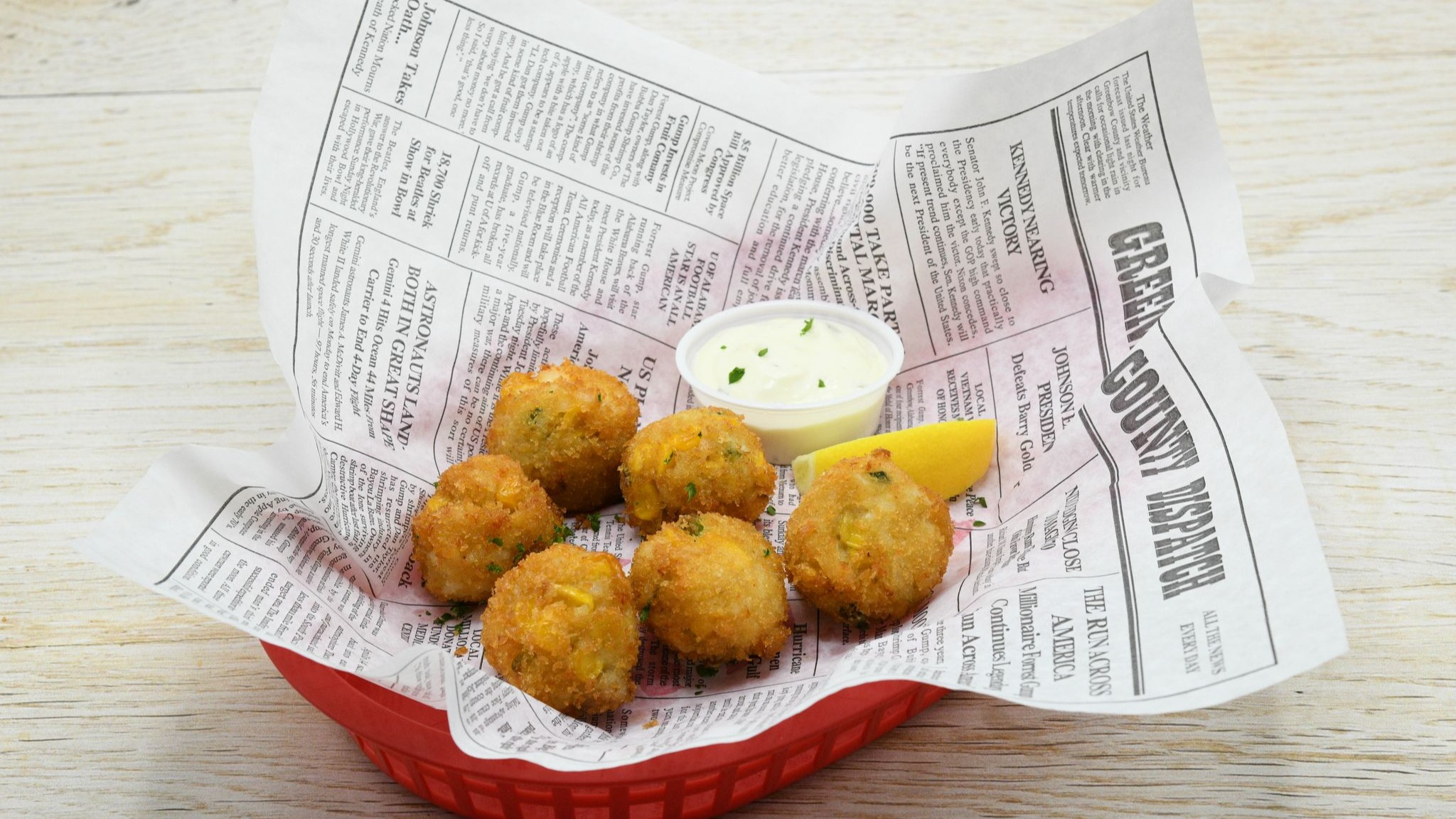 Order Side Seafood Hush Puppies food online from Bubba Gump Shrimp Co. Restaurant & Market store, Anaheim on bringmethat.com