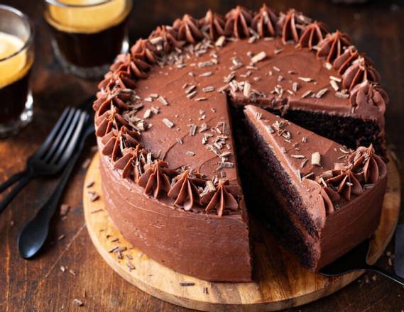 Order Whole 8" Chocolate Cake food online from Valbella Midtown store, New York on bringmethat.com