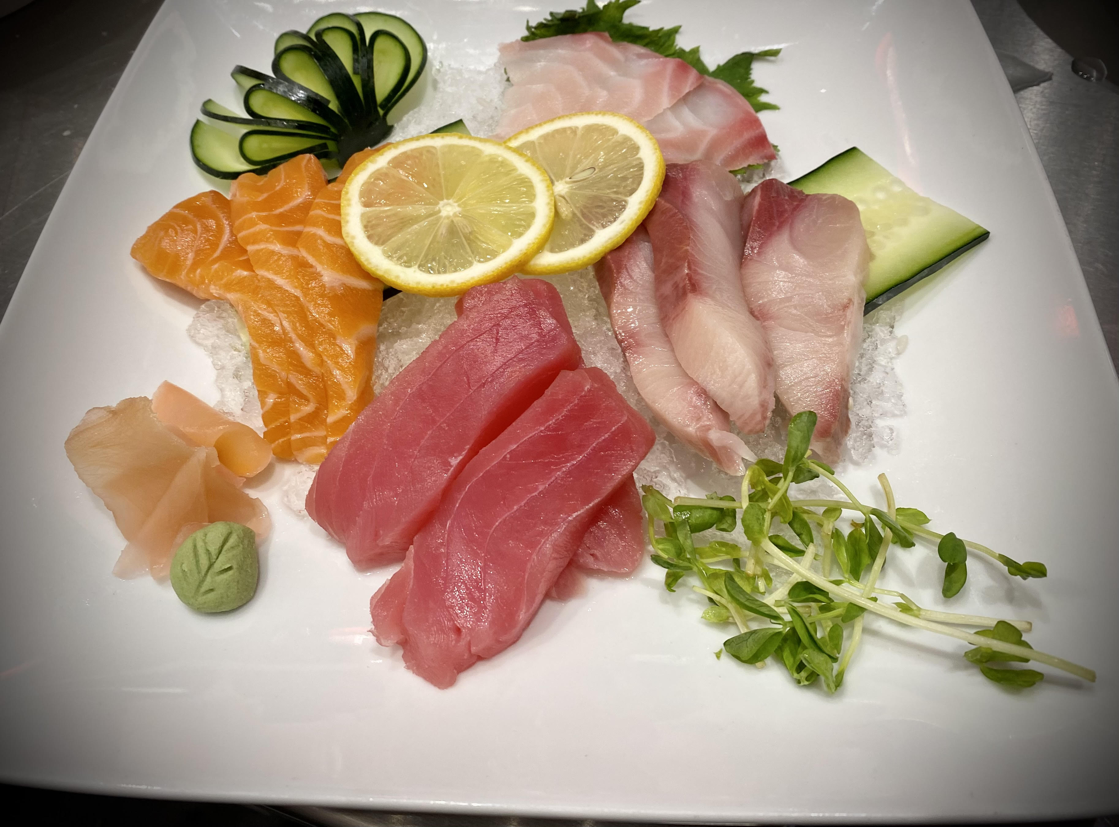 Order Sashimi 12 food online from Misawa Sushi Bar store, Louisville on bringmethat.com