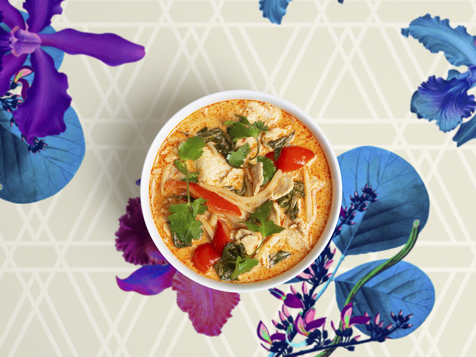 Order Red Curry Noodles food online from Indi Thai store, New York on bringmethat.com