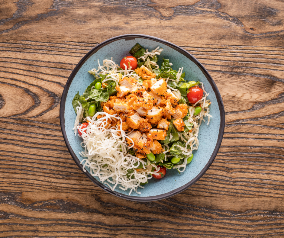 Order Asian Crunch Salad food online from Wingers Restaurant & Alehouse store, Salt Lake City on bringmethat.com