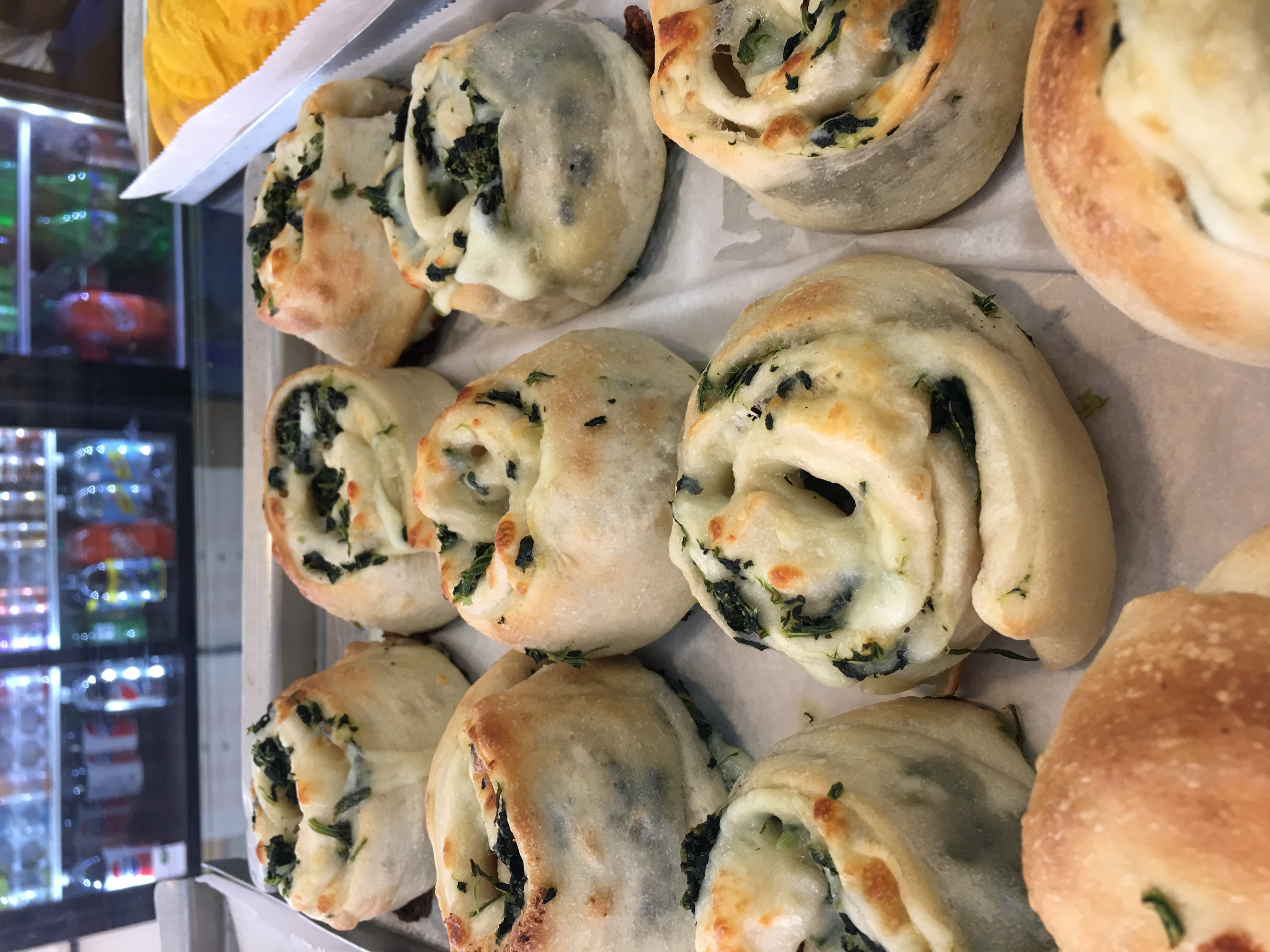 Order 2 Spinach & Cheese Pinwheels  food online from Vinny's Pizzeria store, Corona on bringmethat.com