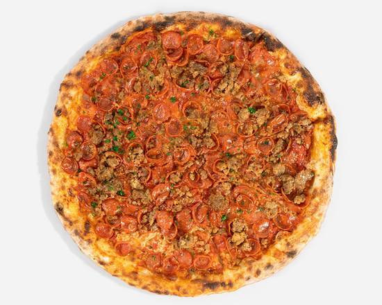 Order Meat Lovers Pizza food online from Freaking Good Pizza store, Aston on bringmethat.com