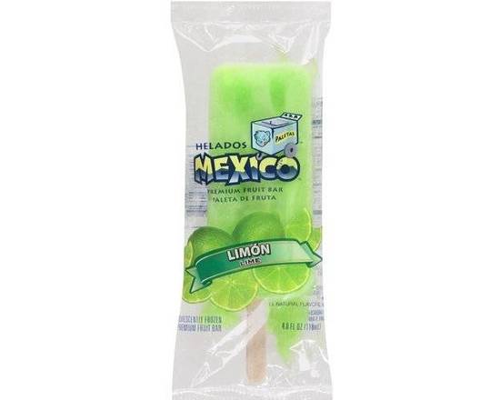 Order Tropicale Foods Helados Mexico Lime Fruit Bar, 4 oz food online from Abc Discount Store store, San Diego on bringmethat.com